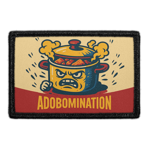 ADOBOMINATION Meta Data - Crop Image Text - - Removable Patch - Pull Patch - Removable Patches For Authentic Flexfit and Snapback Hats