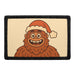 BIGFOOT WITH SANTA HAT Meta Data - Crop Image Text - - Removable Patch - Pull Patch - Removable Patches For Authentic Flexfit and Snapback Hats