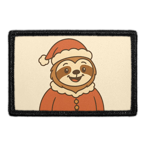 LEMUR WITH SANTA HAT Meta Data - Crop Image Text - - Removable Patch - Pull Patch - Removable Patches For Authentic Flexfit and Snapback Hats