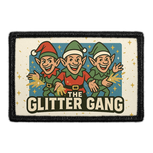 THE GLITTER GANG Meta Data - Crop Image Text - - Removable Patch - Pull Patch - Removable Patches For Authentic Flexfit and Snapback Hats