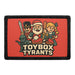 TOYBOX TYRANTS Meta Data - Crop Image Text - - Removable Patch - Pull Patch - Removable Patches For Authentic Flexfit and Snapback Hats
