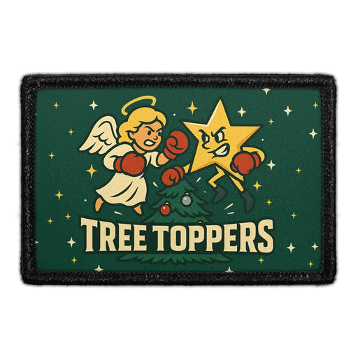 TREE TOPPERS Meta Data - Crop Image Text - - Removable Patch - Pull Patch - Removable Patches For Authentic Flexfit and Snapback Hats