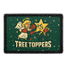 TREE TOPPERS Meta Data - Crop Image Text - - Removable Patch - Pull Patch - Removable Patches For Authentic Flexfit and Snapback Hats