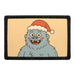 YETI WITH SANTA HAT Meta Data - Crop Image Text - - Removable Patch - Pull Patch - Removable Patches For Authentic Flexfit and Snapback Hats
