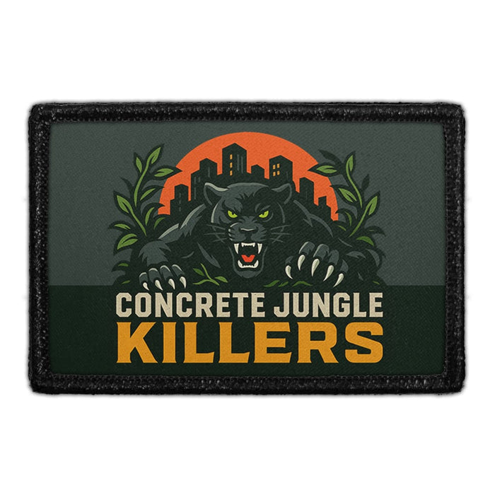 CONCRETE JUNGLE KILLERS Meta Data - Crop Image Text - - Removable Patch - Pull Patch - Removable Patches For Authentic Flexfit and Snapback Hats