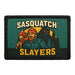 SASQUATCH SLAYERS Meta Data - Crop Image Text - - Removable Patch - Pull Patch - Removable Patches For Authentic Flexfit and Snapback Hats