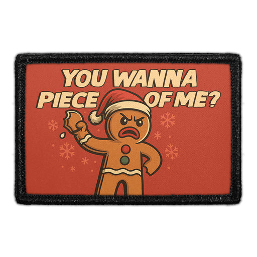 YOU WANT A PIECE OF ME Meta Data - Crop Image Text - - Removable Patch - Pull Patch - Removable Patches For Authentic Flexfit and Snapback Hats