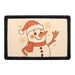 SNOWMAN WITH SANTA HAT Meta Data - Crop Image Text - - Removable Patch - Pull Patch - Removable Patches For Authentic Flexfit and Snapback Hats