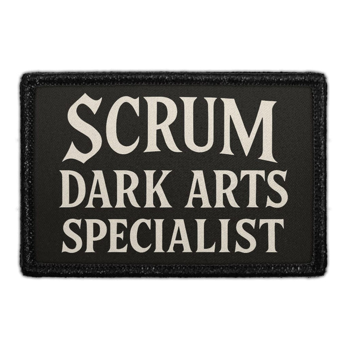 SCRUM - DARK ARTS SPECIALIST  Meta Data - Crop Image Text - - Removable Patch - Pull Patch - Removable Patches For Authentic Flexfit and Snapback Hats