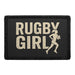 RUGBY GIRL  Meta Data - Crop Image Text - - Removable Patch - Pull Patch - Removable Patches For Authentic Flexfit and Snapback Hats