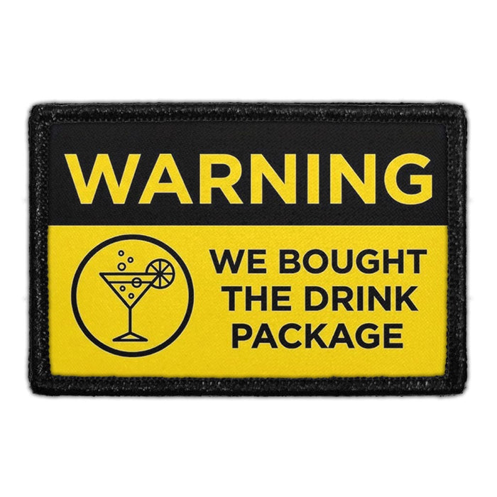WARNING - WE BOUGHT THE DRINK PACKAGE  Meta Data - Crop Image Text - - Removable Patch - Pull Patch - Removable Patches For Authentic Flexfit and Snapback Hats