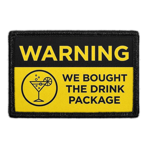 WARNING - WE BOUGHT THE DRINK PACKAGE  Meta Data - Crop Image Text - - Removable Patch - Pull Patch - Removable Patches For Authentic Flexfit and Snapback Hats