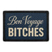 Bon voyage bitches Meta Data - Crop Image Text - - Removable Patch - Pull Patch - Removable Patches For Authentic Flexfit and Snapback Hats