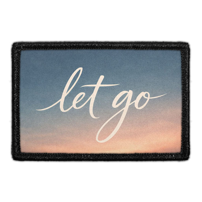 Let Go  Meta Data - Crop Image Text - - Removable Patch - Pull Patch - Removable Patches For Authentic Flexfit and Snapback Hats