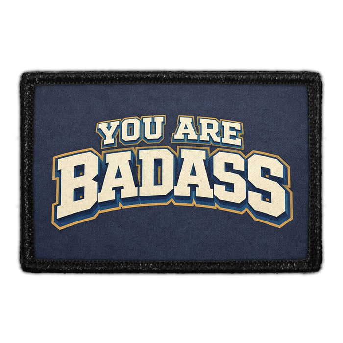 You Are Badass  Meta Data - Crop Image Text - - Removable Patch - Pull Patch - Removable Patches For Authentic Flexfit and Snapback Hats
