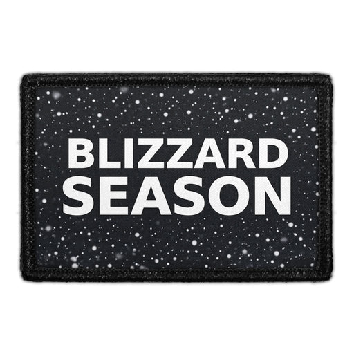 Blizzard Season  Meta Data - Crop Image Text - - Removable Patch - Pull Patch - Removable Patches For Authentic Flexfit and Snapback Hats