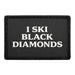 I Ski Black Diamonds  Meta Data - Crop Image Text - - Removable Patch - Pull Patch - Removable Patches For Authentic Flexfit and Snapback Hats