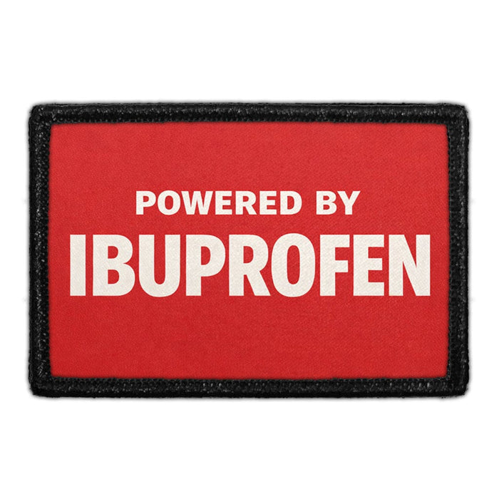 Powered by Ibuprofen  Meta Data - Crop Image Text - - Removable Patch - Pull Patch - Removable Patches For Authentic Flexfit and Snapback Hats