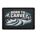 Born to Carve  Meta Data - Crop Image Text - - Removable Patch - Pull Patch - Removable Patches For Authentic Flexfit and Snapback Hats