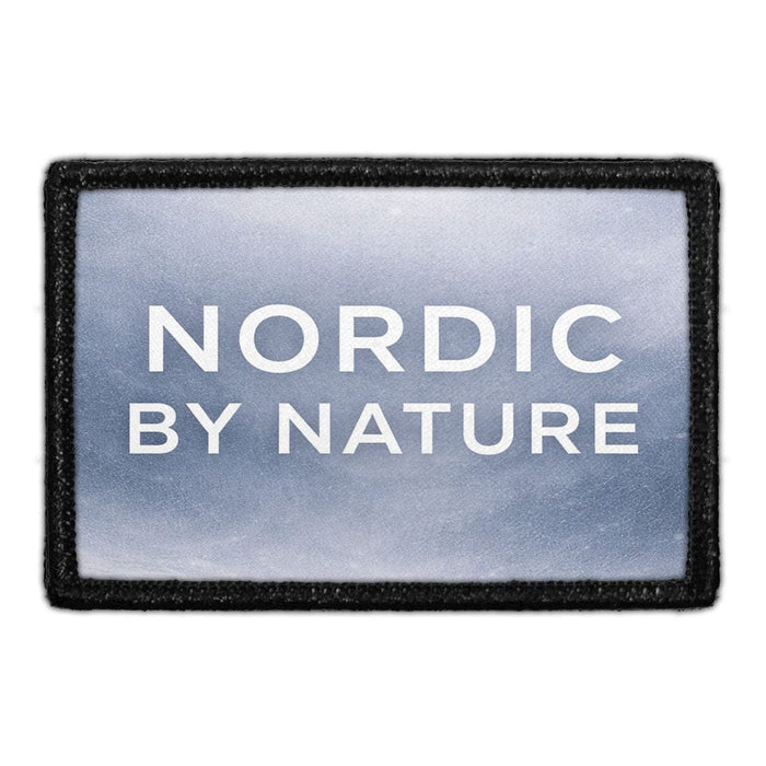 Nordic by Nature  Meta Data - Crop Image Text - - Removable Patch - Pull Patch - Removable Patches For Authentic Flexfit and Snapback Hats