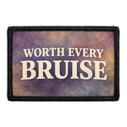 Worth Every Bruise  Meta Data - Crop Image Text - - Removable Patch - Pull Patch - Removable Patches For Authentic Flexfit and Snapback Hats