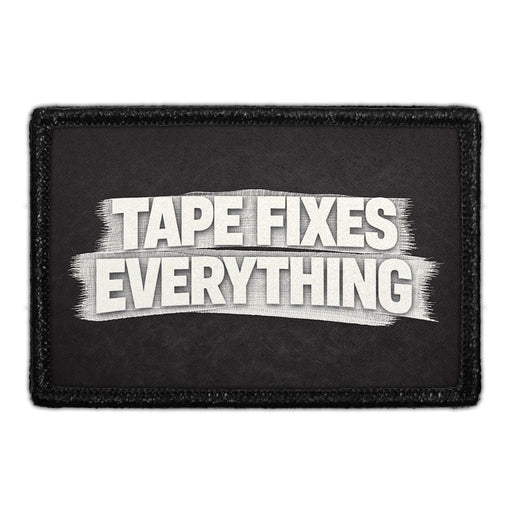 Tape Fixes Everything  Meta Data - Crop Image Text - - Removable Patch - Pull Patch - Removable Patches For Authentic Flexfit and Snapback Hats
