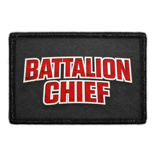 Battalion Chief Meta Data - Crop Image Text - - Removable Patch - Pull Patch - Removable Patches For Authentic Flexfit and Snapback Hats
