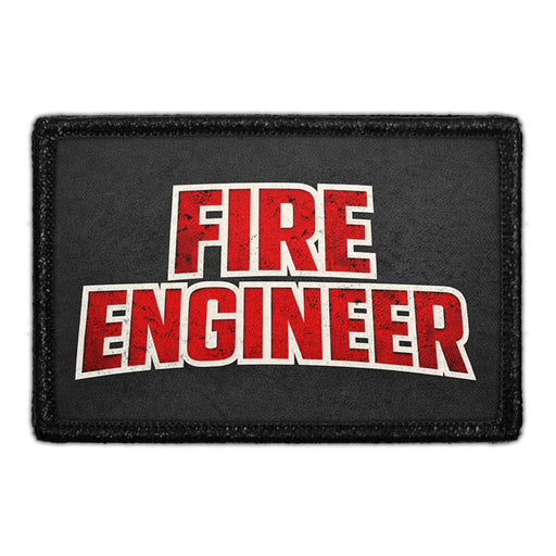 Fire Engineer  Meta Data - Crop Image Text - - Removable Patch - Pull Patch - Removable Patches For Authentic Flexfit and Snapback Hats