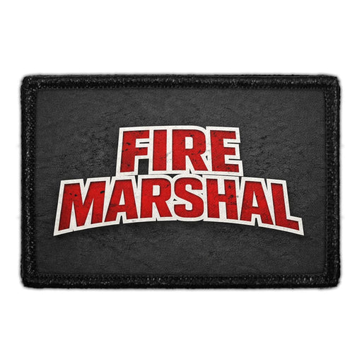 Fire Marshall  Meta Data - Crop Image Text - - Removable Patch - Pull Patch - Removable Patches For Authentic Flexfit and Snapback Hats