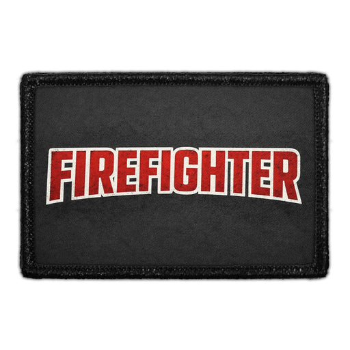Firefighter  Meta Data - Crop Image Text - - Removable Patch - Pull Patch - Removable Patches For Authentic Flexfit and Snapback Hats