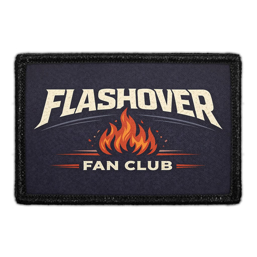 Flashover Fan Club Meta Data - Crop Image Text - - Removable Patch - Pull Patch - Removable Patches For Authentic Flexfit and Snapback Hats