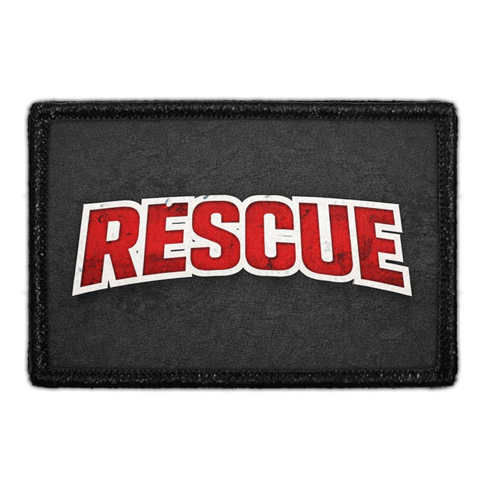 Rescue  Meta Data - Crop Image Text - - Removable Patch - Pull Patch - Removable Patches For Authentic Flexfit and Snapback Hats