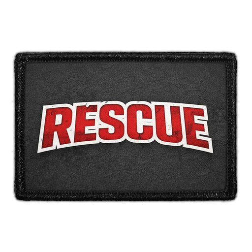 Rescue  Meta Data - Crop Image Text - - Removable Patch - Pull Patch - Removable Patches For Authentic Flexfit and Snapback Hats