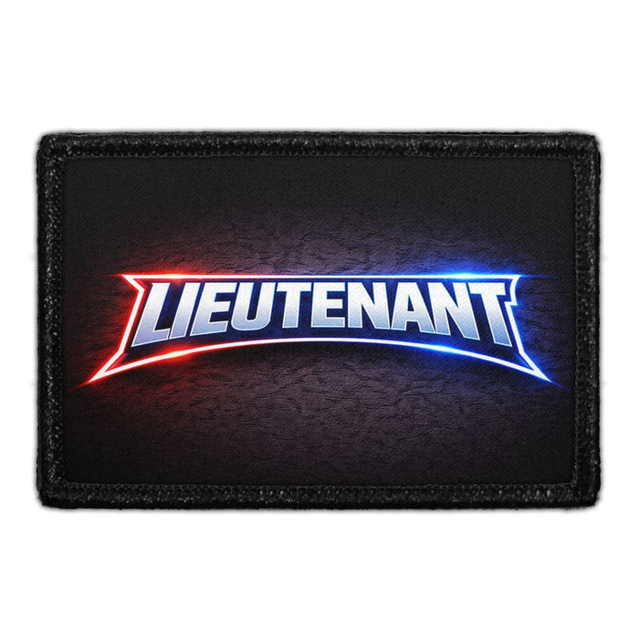 Lieutenant   - Meta Data - Crop Image Text - - Removable Patch - Pull Patch - Removable Patches For Authentic Flexfit and Snapback Hats