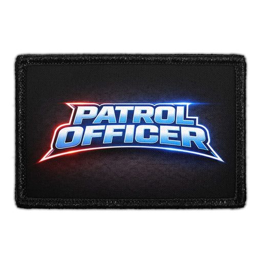 Patrol Officer    - Meta Data - Crop Image Text - - Removable Patch - Pull Patch - Removable Patches For Authentic Flexfit and Snapback Hats
