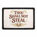Thou Shall Not Steal   - Meta Data - Crop Image Text - - Removable Patch - Pull Patch - Removable Patches For Authentic Flexfit and Snapback Hats