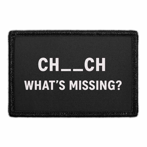 CH__CH - What's Missing   - Meta Data - Crop Image Text - - Removable Patch - Pull Patch - Removable Patches For Authentic Flexfit and Snapback Hats
