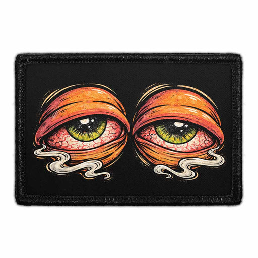 Stoner Eyes   - Meta Data - Crop Image Text - - Removable Patch - Pull Patch - Removable Patches For Authentic Flexfit and Snapback Hats