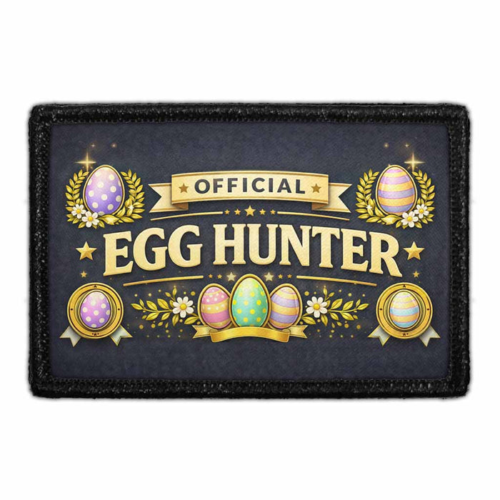 Official Egg Hunter    - Meta Data - Crop Image Text - - Removable Patch - Pull Patch - Removable Patches For Authentic Flexfit and Snapback Hats