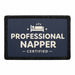Professional Napper   - Meta Data - Crop Image Text - - Removable Patch - Pull Patch - Removable Patches For Authentic Flexfit and Snapback Hats