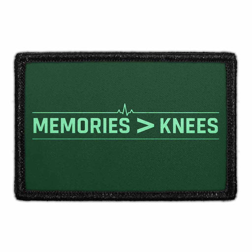Memories Knees    - Meta Data - Crop Image Text - - Removable Patch - Pull Patch - Removable Patches For Authentic Flexfit and Snapback Hats	