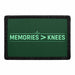 Memories Knees    - Meta Data - Crop Image Text - - Removable Patch - Pull Patch - Removable Patches For Authentic Flexfit and Snapback Hats	