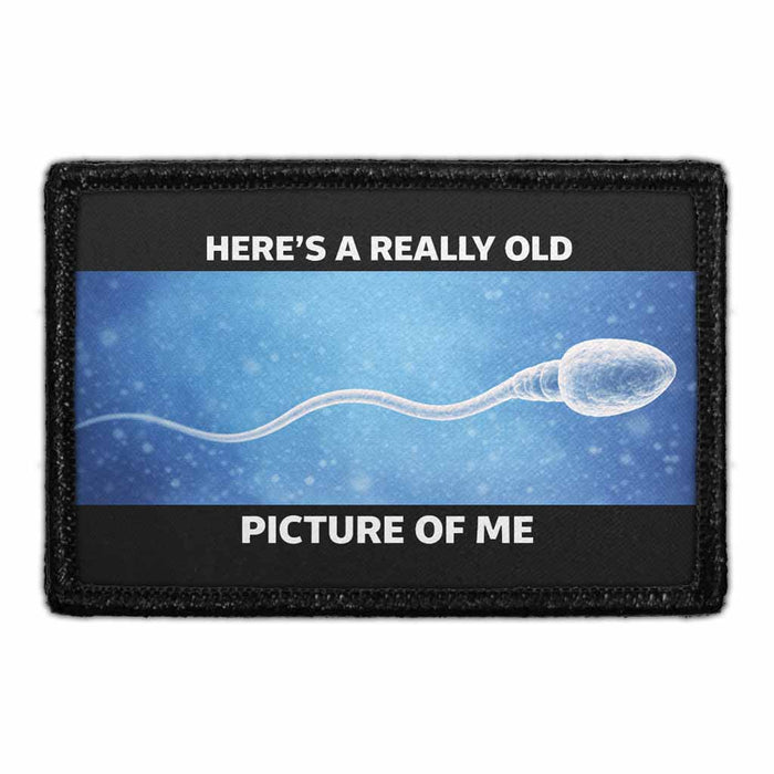 Here's a Really Old Picture of Me    - Meta Data - Crop Image Text - - Removable Patch - Pull Patch - Removable Patches For Authentic Flexfit and Snapback Hats