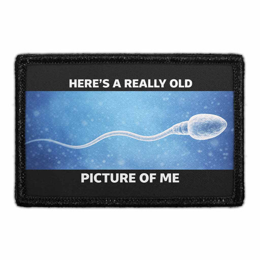 Here's a Really Old Picture of Me    - Meta Data - Crop Image Text - - Removable Patch - Pull Patch - Removable Patches For Authentic Flexfit and Snapback Hats