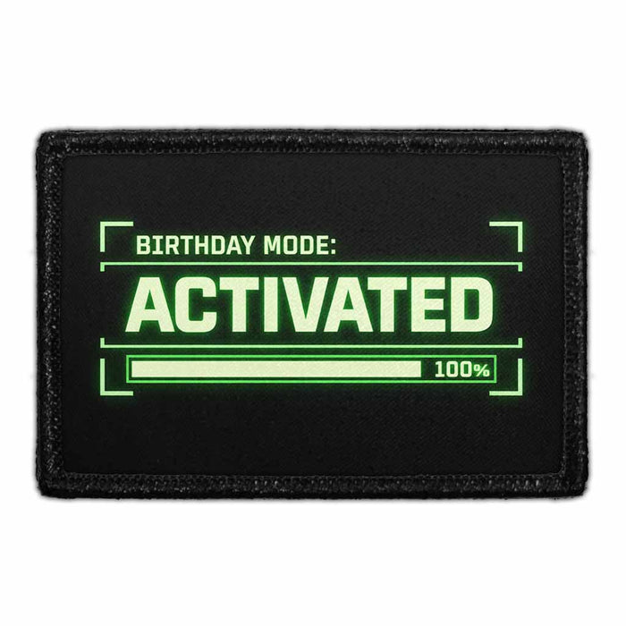 Birthday Mode Activated     - Meta Data - Crop Image Text - - Removable Patch - Pull Patch - Removable Patches For Authentic Flexfit and Snapback Hats