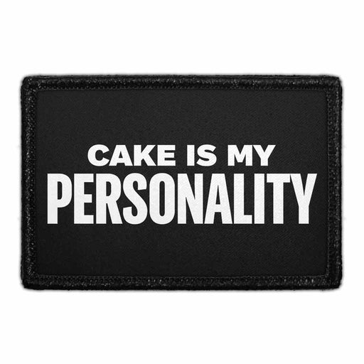 Cake Is My Personality     - Meta Data - Crop Image Text - - Removable Patch - Pull Patch - Removable Patches For Authentic Flexfit and Snapback Hats