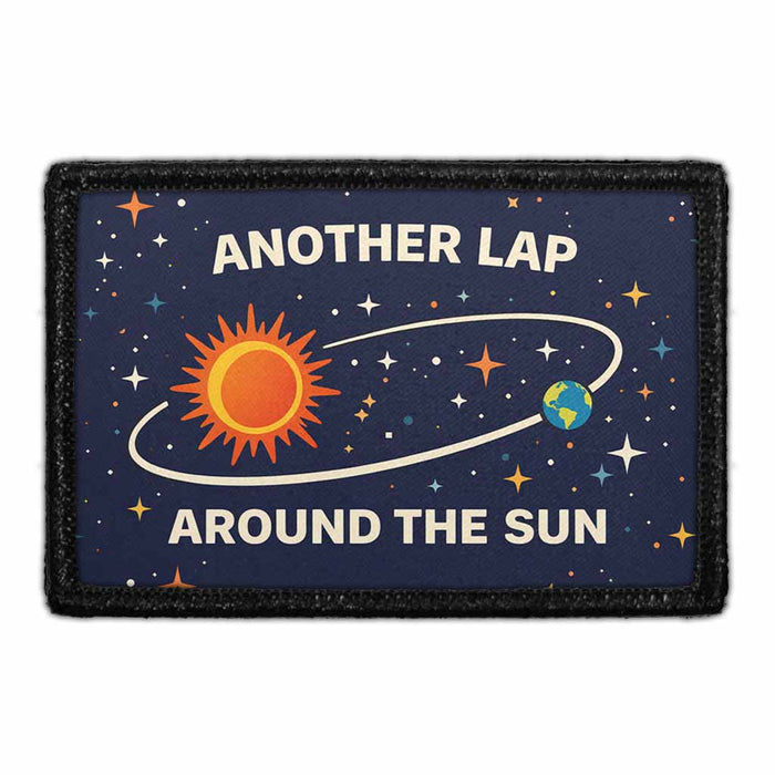 Another Lap Around the Sun     - Meta Data - Crop Image Text - - Removable Patch - Pull Patch - Removable Patches For Authentic Flexfit and Snapback Hats