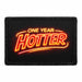 One Year Hotter     - Meta Data - Crop Image Text - - Removable Patch - Pull Patch - Removable Patches For Authentic Flexfit and Snapback Hats

