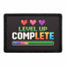 Level Up Complete     - Meta Data - Crop Image Text - - Removable Patch - Pull Patch - Removable Patches For Authentic Flexfit and Snapback Hats