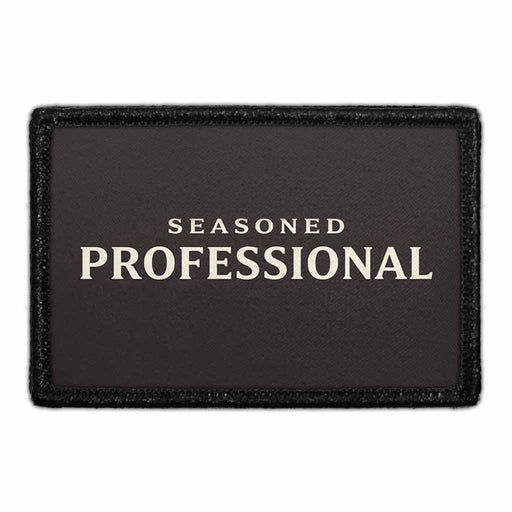 Seasoned Professional - Meta Data - Crop Image Text - - Removable Patch - Pull Patch - Removable Patches For Authentic Flexfit and Snapback Hats